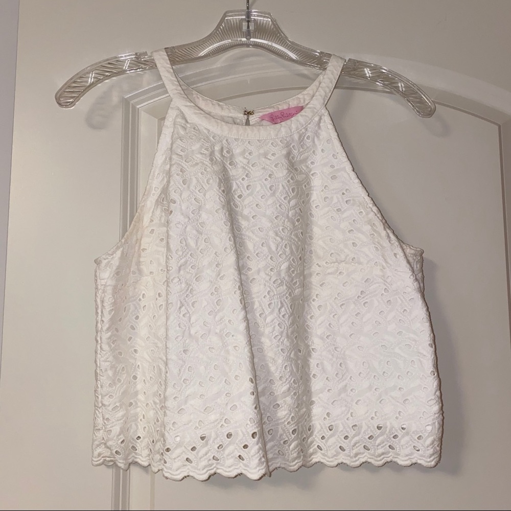 Lily Pulitzer Eyelet Tank